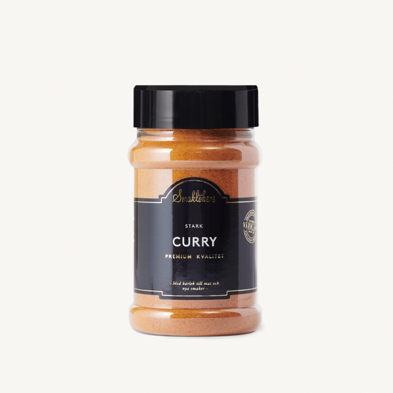 Smaklökens Kryddor Curry Stark, 200 g, 330 ml