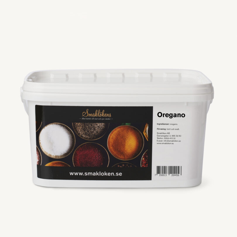smaklökens-kryddor-oregano-torkade-5liter-hink-storpack-företag