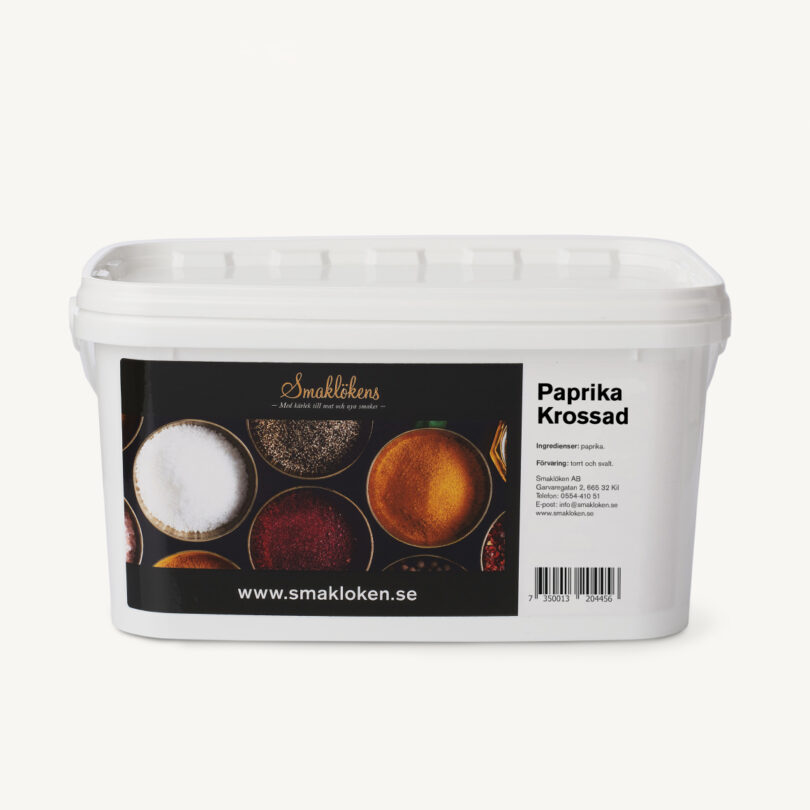 smaklökens-kryddor-paprika-krossad-5liter-hink-storpack-företag